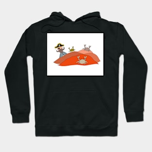 Pete the part-time pirate - crabs Hoodie